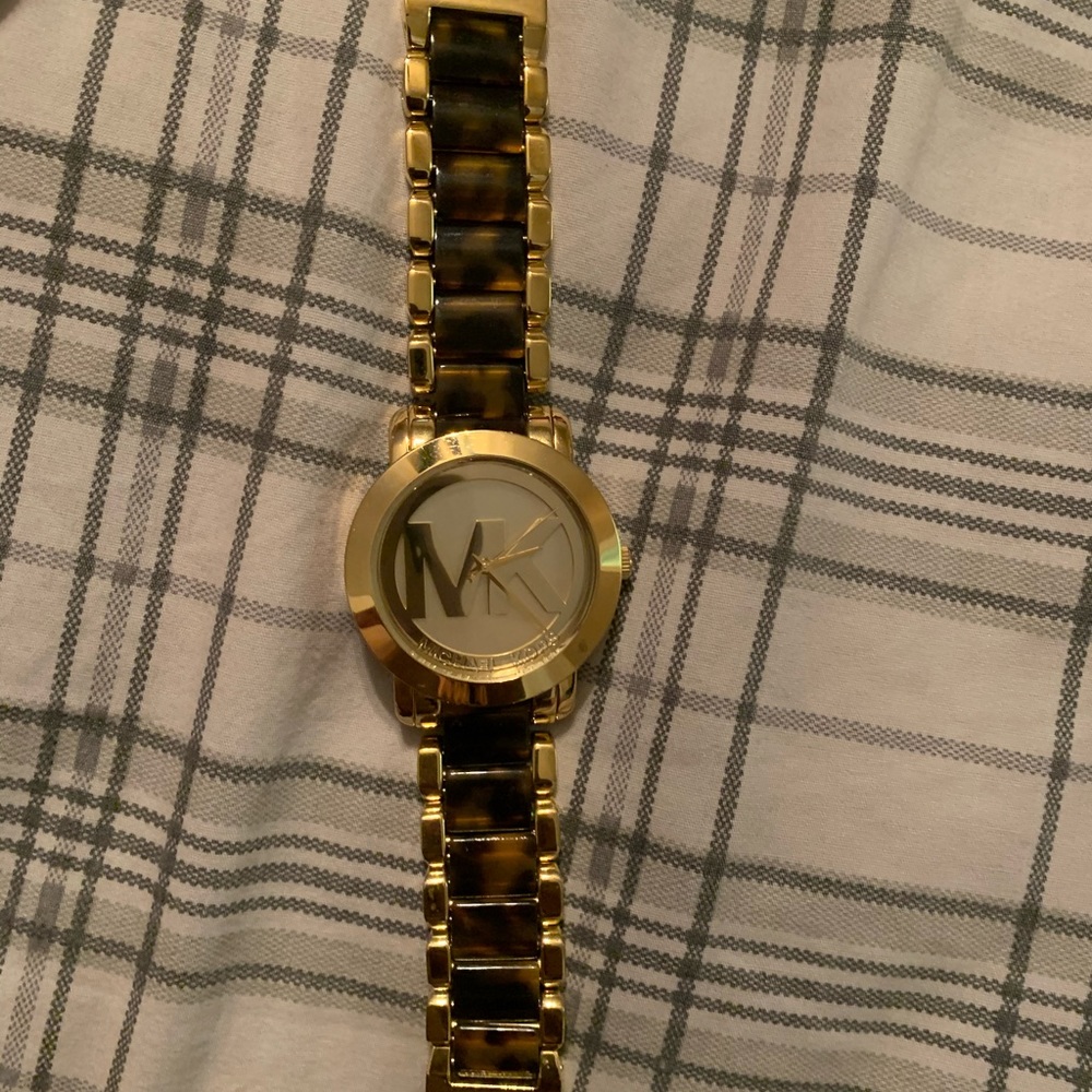 Micheal Kors Signature Tortoise Shell Watch